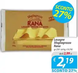 DiMeglio Lasagne Sfogliagrezza Rana offerta
