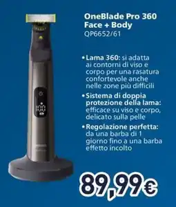 Unieuro OneBlade Pro 360 Face + Body offerta