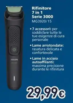 Unieuro Rifinitore 7 in 1 Serie 3000 Philips offerta