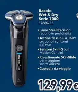 Unieuro Rasoio Wet & Dry Serie 7000 offerta