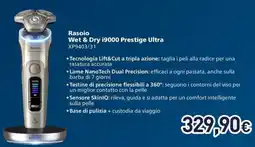 Unieuro Rasoio Wet & Dry i9000 Prestige Ultra offerta