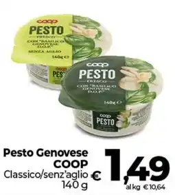 In Coop Pesto Genovese COOP offerta