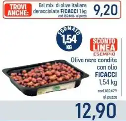 Talento Professional Store Olive nere condite con olio FICACCI offerta