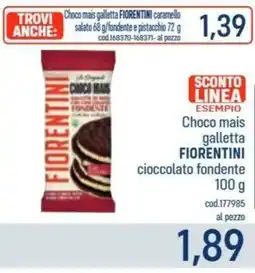 Talento Professional Store Choco mais galletta Fiorentini cioccolato fondente offerta