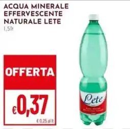Pan Acqua minerale effervescente naturale Lete offerta