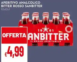 Pan Aperitivo analcolico bitter rosso Sanbitter offerta