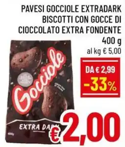 Famila Market Pavesi Gocci ole Extra Dark offerta
