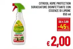 Famila Market Citrosil sgrassatore disinfettante offerta