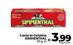 Coop Radenza Carne in Gelatina SIMMENTHAL offerta