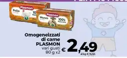 Coop Radenza Omogeneizzati di carne Plasmon offerta