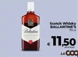 Coop Radenza Scotch Whisky Ballantine's offerta