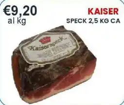 Caramico Kaiser speck offerta