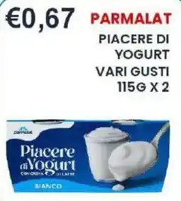 Caramico Parmalat Piacere di Yogurt offerta