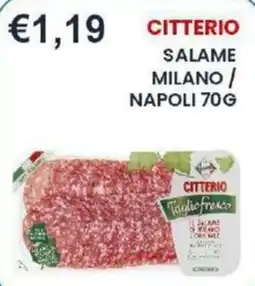 Caramico Salame Milano / Napoli Citterio offerta