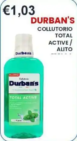 Caramico Collutorio Durban's Total Active offerta
