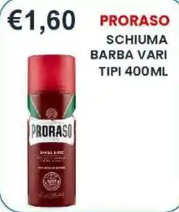 Caramico Proraso schiuma barba vari offerta
