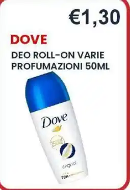 Caramico Dove deo roll-on varie profumazioni offerta