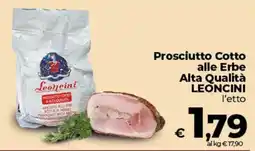 Coop Radenza Prosciutto Cotto alle Erbe Leoncini offerta