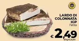 Coop Radenza Lardo di Colonnata IGP offerta
