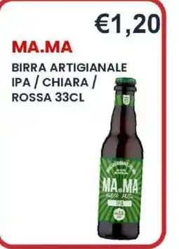 Caramico MA.MA Birra Artigianale IPA / Chiara / Rossa offerta