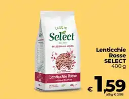 Coop Radenza Lenticchie Rosse SELECT offerta
