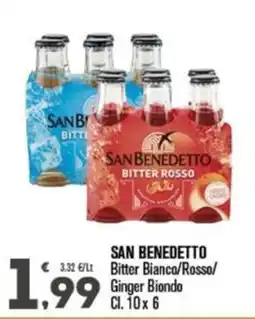 Punto é market San Benedetto Bitter Bianco/Rosso/Ginger Biondo offerta