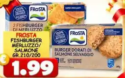 MercADone Frosta Fishburger Merluzzo/Salmone offerta