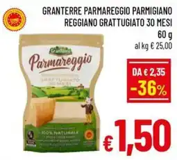 Famila Market Granterre Parmareggio Parmigiano Reggiano grattugiato offerta