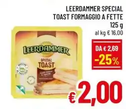 Famila Market Leerdammer special toast offerta