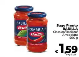 Coop Radenza Sugo Pronto Barilla Arrabbiata offerta