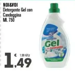 Punto é market NOI&VOI Detergente Gel con Candeggina offerta
