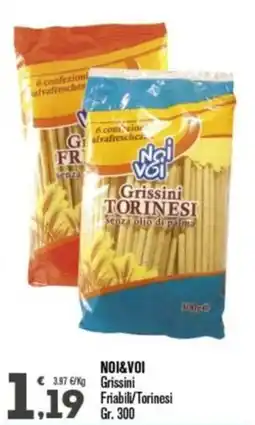 Punto é market Noi&Voi Grissini Torinesi offerta