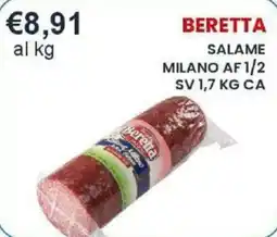 Caramico Beretta salame milano af 1/2 offerta