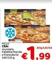 Crai Pizza surgelata offerta