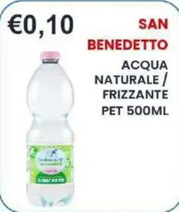 Caramico San Benedetto acqua naturale frizzante offerta