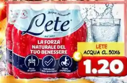 MercADone Lete acqua minerale offerta