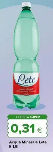 Tigre Amico Acqua Minerale Lete offerta