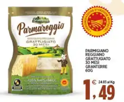 Interspar Parmareggio Parmigiano Reggiano Grattugiato 30 Mesi Granterre offerta