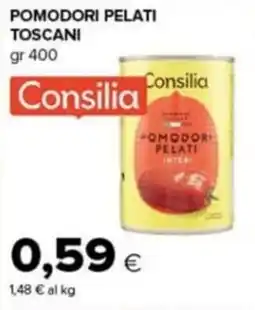 Tigre Amico Pomodori pelati toscani Consilia offerta