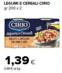 Tigre Amico Legumi e Cereali Cirio offerta