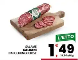 Despar Sicilia Salame Galbani Napoli/Ungherese offerta