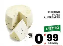 Despar Sicilia Pecorino 1° Sale al Pepe Nero offerta