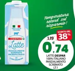 Despar Sicilia Latte Despar offerta