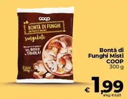 Coop Radenza Bontà di Funghi Misti COOP offerta