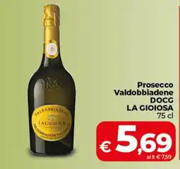 Coop Radenza Prosecco Valdobbiadene DOCG La Gioiosa offerta