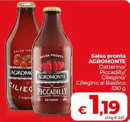 Coop Radenza Salsa pronta Agromonte Piccadilly offerta