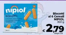 Coop Radenza Biscotti ai 6 Cereali Nipiol offerta