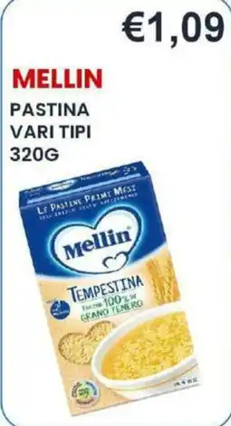 Caramico Mellin pastina vari tipi offerta