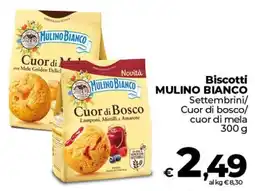 Coop Radenza Mulino Bianco Biscotti Settembrini/ Cuor di bosco/ cuor di mela offerta