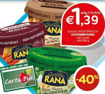 Crai Pesto offerta